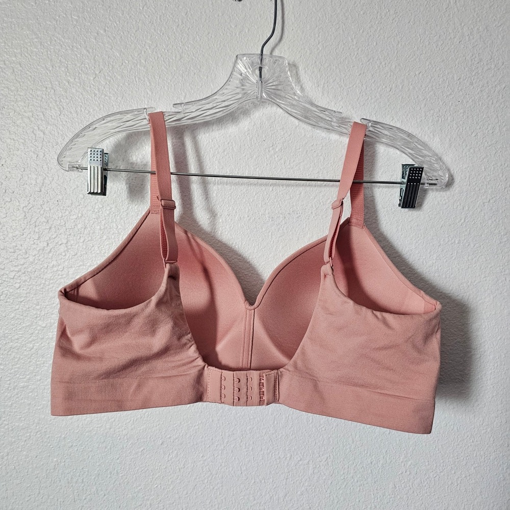 Truekind Daily Comfort Wireless Shaper Bra Pink Size L 10210 - Picture 3 of 5